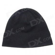 Fashionable Autumn & Winter Warm Cashmere Hat w/ Bluetooth Function - Black