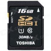 Toshiba SD-K016GR7AR30 16GB Class 10 UHS-1 30mbps SDHC Memory Card