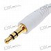 Gold Plated 3.5mm Stereo Audio Jack Splitter Y-Cable (White/17CM)