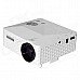 Geekwire LP-6B Portable FHD 1080P LED Projector w/ HDMI, VAG, USB 2.0, AV, SD - White (EU Plug) Geekwire LP-6B Portable FHD 1080P LED Projector w/ HDMI, VAG, USB 2.0, AV, SD - White (EU Plug)