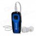 Bluetooth V4.0 Headset Music Receiver w/ Earphone - Black + Blue Bluetooth V4.0 Headset Music Receiver w/ Earphone - Black + Blue