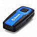 Bluetooth V4.0 Headset Music Receiver w/ Earphone - Black + Blue Bluetooth V4.0 Headset Music Receiver w/ Earphone - Black + Blue