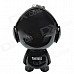 Tonlion Cute Cartoon Portable USB 2.0 Mini Speaker w/ 3.5mm for Cellphone / MP3 + More - Black Tonlion Cute Cartoon Portable USB 2.0 Mini Speaker w/ 3.5mm for Cellphone / MP3 + More - Black