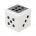 Fashionable Portable Dice Shape Ashtray - White + Black