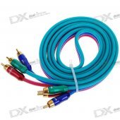 High-Purity Copper YPbPr Component Video Cable (1.5M-Length)