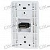Hi-Def HDMI Wall Plate / Wall Outlet (Type A 19-Pin Connector) Hi-Def HDMI Wall Plate / Wall Outlet (Type A 19-Pin Connector)