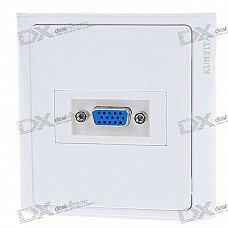 15-Pin Female VGA Wall Plate / Wall Outlet 15-Pin Female VGA Wall Plate / Wall Outlet