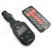 1.0" LCD Screen USB Wireless Car MP3 Player w/ Remote Controller + FM + TF Card Slot - Black 1.0" LCD Screen USB Wireless Car MP3 Player w/ Remote Controller + FM + TF Card Slot - Black