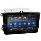 ZN-8001 8'' Capactive HD Touch Screen Android 4.2 Car DVD Player w/ GPS Navigator for VW - Black