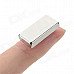 20 x 10 x 4mm Square NdFeB Magnet Cubes - Silver (10 PCS)