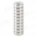 D15x5-5mm Round NdFeB Magnet Cubes w/ Round Hole - Silver (10 PCS)