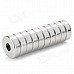 D15x5-5mm Round NdFeB Magnet Cubes w/ Round Hole - Silver (10 PCS)