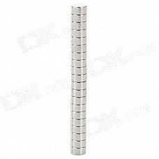 6 x 3mm Round NdFeB Magnet Cubes - Silver (20 PCS) 6 x 3mm Round NdFeB Magnet Cubes - Silver (20 PCS)