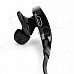 Cannice Muses1 Sports Wireless Bluetooth V4.0 Neckband Headphone w/ Microphone - Black Cannice Muses1 Sports Wireless Bluetooth V4.0 Neckband Headphone w/ Microphone - Black