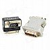 DULISIMAI 2-in-1 VGA Male to VGA Female to DVI 24+5 Adapter Set - Grey + Black DULISIMAI 2-in-1 VGA Male to VGA Female to DVI 24+5 Adapter Set - Grey + Black