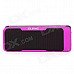 SLANG J6 2 x 3W Bluetooth V3.0 Stereo Speaker w/ 4000mAh Power Bank / Mic. / USB / TF - Deep Pink SLANG J6 2 x 3W Bluetooth V3.0 Stereo Speaker w/ 4000mAh Power Bank / Mic. / USB / TF - Deep Pink