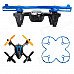 2.4G 4-CH Remote Control Quadrocopter With Aerial Camera - Blue + Black 2.4G 4-CH Remote Control Quadrocopter With Aerial Camera - Blue + Black