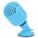 SLANG 3W Bluetooth V3.0 Stereo Speaker w/ Mic / Micro USB - Blue + Black