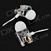 TTPOD T1 3.5mm Plug In-Ear Earphone - Translucent White TTPOD T1 3.5mm Plug In-Ear Earphone - Translucent White