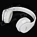 Universal Fold-up Wireless Bluetooth V3.0 Headband Headphone w/ Microphone - White Universal Fold-up Wireless Bluetooth V3.0 Headband Headphone w/ Microphone - White