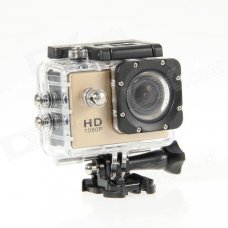SJ4000 1.5" TFT 12.0 MP 2/3 CMOS 1080P Full HD Outdoor Sports Digital Video Camera - Gold SJ4000 1.5" TFT 12.0 MP 2/3 CMOS 1080P Full HD Outdoor Sports Digital Video Camera - Gold