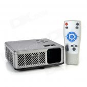 Mov 298C 200lm DLP LED Micro Projector - Black + Silver