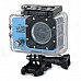 Water Resistant FPV HD 2.0" LTPS CCD Wide Angle Sports DV Camera w/ Wi-Fi - Blue + Black Water Resistant FPV HD 2.0" LTPS CCD Wide Angle Sports DV Camera w/ Wi-Fi - Blue + Black