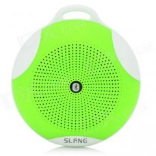 SLANG Round 3W Bluetooth V3.0 Multifunctional Speaker w/ Microphone, TF - Green SLANG Round 3W Bluetooth V3.0 Multifunctional Speaker w/ Microphone, TF - Green