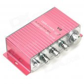 2-CH Hi-Fi Stereo Amplifier for Car/Motorcycle with USB Port