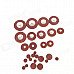 Replacement Alto Saxophone Leather Pads Set - Brown (26 pcs / 1 set) Replacement Alto Saxophone Leather Pads Set - Brown (26 pcs / 1 set)