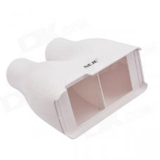 NEJE GX0001-3 Plastic Virtual Reality 3D Glasses for IPHONE 4 / 4S / 5 / 5C / 5S - White NEJE GX0001-3 Plastic Virtual Reality 3D Glasses for IPHONE 4 / 4S / 5 / 5C / 5S - White