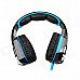 Each G8000 Stereo Pro Gaming USB + 3.5mm Plug Headphone w/ Microphone - Black + Blue (2.2m-Cable) Each G8000 Stereo Pro Gaming USB + 3.5mm Plug Headphone w/ Microphone - Black + Blue (2.2m-Cable)