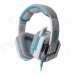 Each G8000 Stereo Pro Gaming USB + 3.5mm Plug Headphone w/ Microphone - White + Blue (2.2m-Cable) Each G8000 Stereo Pro Gaming USB + 3.5mm Plug Headphone w/ Microphone - White + Blue (2.2m-Cable)