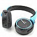 D-400 Bluetooth V3.0 Stereo Headband Headphone w/ Microphone / FM - Black + Blue D-400 Bluetooth V3.0 Stereo Headband Headphone w/ Microphone / FM - Black + Blue