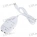 Guitar to USB Interface Link Cable for PC/Mac Recording - White (150CM) Guitar to USB Interface Link Cable for PC/Mac Recording - White (150CM)