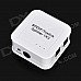 NEWKENG 1 x 3 Toslink Audio Fiber Optic Splitter - White + Black NEWKENG 1 x 3 Toslink Audio Fiber Optic Splitter - White + Black