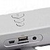 B13 Wireless Bluetooth Speaker w/ Microphone, Hands-free, TF, FM, Micro USB - Silver B13 Wireless Bluetooth Speaker w/ Microphone, Hands-free, TF, FM, Micro USB - Silver