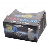 NEJE JS0004-2 DIY Google Cardboard Virtual Reality3D Glasses for 4~7" Cellphones - Black