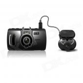 Sunty Ambarella A7 18MP 1080P CMOS 176' Wide Angle 3" Rear View Car DVR Recorder - Black