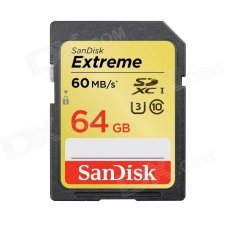 SanDisk 64GB Extreme U3/UHS-I SDXC SDSDXN-064G-G46 Card SanDisk 64GB Extreme U3/UHS-I SDXC SDSDXN-064G-G46 Card
