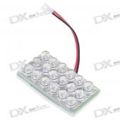 0.9W 18-LED Car Ceiling Dome White Light (DC 12V)