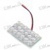 0.9W 18-LED Car Ceiling Dome White Light (DC 12V)
