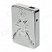 Windproof Aluminum Alloy USB Rechargeable Lighter - Silver (5V) Windproof Aluminum Alloy USB Rechargeable Lighter - Silver (5V)