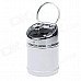 635BCD-2 Zinc Alloy Spring Lid Ashtray - Silver + White + Black 635BCD-2 Zinc Alloy Spring Lid Ashtray - Silver + White + Black