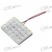 1.2W 24-LED Car Ceiling Dome White Light (DC 12V)