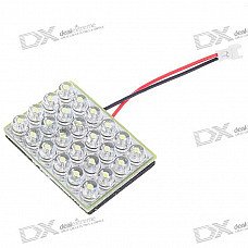 1.2W 24-LED Car Ceiling Dome White Light (DC 12V)
