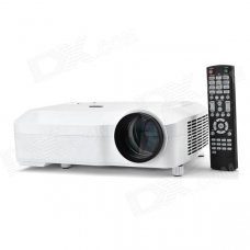 FB5800 1080P Home Theater LCD Projector w/ Dual USB / 3-HDMI / VGA / CVBS(AV) / YPbPr - White FB5800 1080P Home Theater LCD Projector w/ Dual USB / 3-HDMI / VGA / CVBS(AV) / YPbPr - White