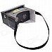 NEJE DIY Google Cardboard Virtual Reality 3D Glasses with Headband for 4-7 inch Cellphone - Black NEJE DIY Google Cardboard Virtual Reality 3D Glasses with Headband for 4-7 inch Cellphone - Black