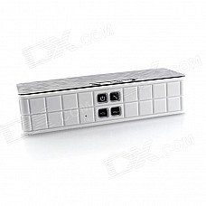 CS-L01 Portable Mini Car Wireless Bluetooth Speaker w/ TF Card Slot - Black + White CS-L01 Portable Mini Car Wireless Bluetooth Speaker w/ TF Card Slot - Black + White