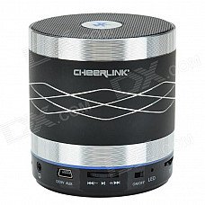 CHEERLINK SDH-802 Hi-Fi Stereo Bluetooth V2.1+EDR Speaker w/ Hand Free / FM / AUX / TF - Black